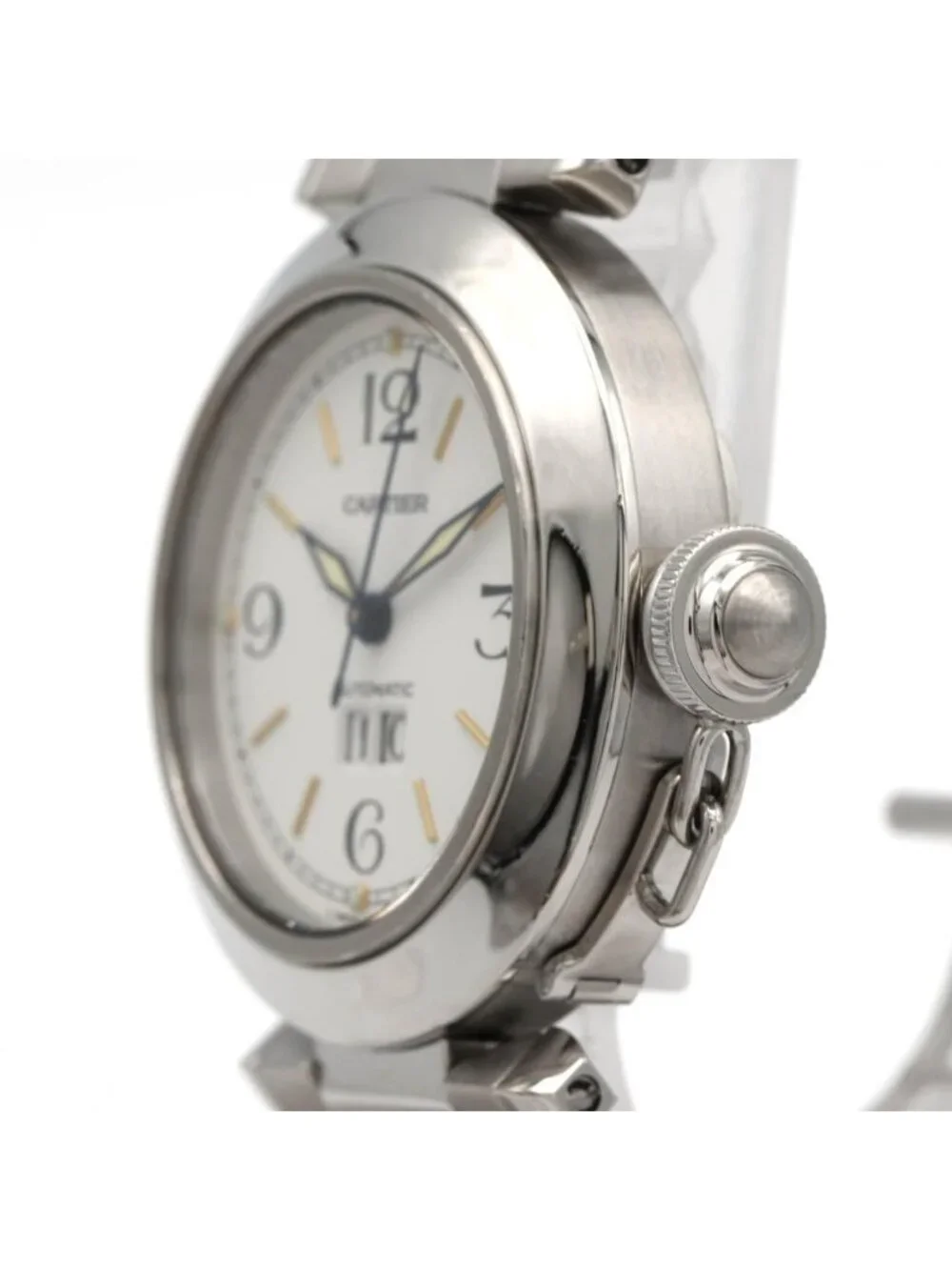 Cartier Pasha C Grande Date SS Automatic Watch